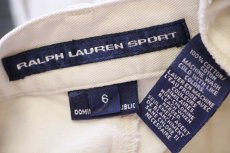 画像5: 00s RALPH LAUREN SPORT ラルフローレン コットン チノ ショートパンツ ライトベージュ 6★ショーツ (5)