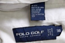 画像5: 90s POLO GOLF ラルフローレン CLASSIC GOLF SHORT ツータック コットン ショートパンツ クリーム 36★ショーツ (5)