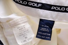 画像6: 90s POLO GOLF ラルフローレン CLASSIC GOLF SHORT ツータック コットン ショートパンツ クリーム 36★ショーツ (6)