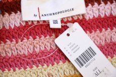 画像3: 未使用★ANTHROPOLOGIE クレイジーカラー カギ編み コットンニット ミニスカート (3)