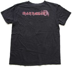 画像3: IRON MAIDEN Killers 両面プリント コットン バンドTシャツ 黒 L (3)