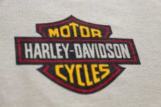 画像5: 00s HARLEY-DAVIDSON ハーレー ダビッドソン ロゴ イーグル 両面プリント コットンTシャツ グレーベージュ L (5)