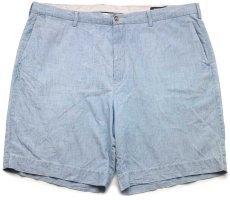 画像1: ポロ ラルフローレン コットン シャンブレー ショートパンツ 40★119 ショーツ (1)