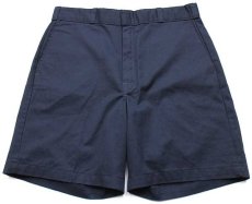 画像1: 00s メキシコ製 Dickiesディッキーズ ワーク ショートパンツ 紺 34★25 ショーツ (1)