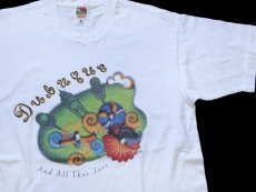 画像1: 90s USA製 Dulugue And All That Jazz アート コットンTシャツ 白 L (1)