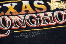 画像5: 80s USA製 3D EMBLEM TEXAS LONGHORN 牛 Tシャツ 黒 L (5)