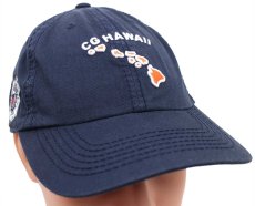 画像1: CG HAWAII USCG US COST GUARD 刺繍 コットンキャップ 紺 (1)