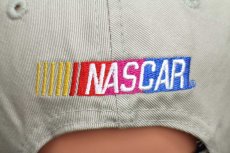 画像6: Raybestos The best in brakes チェッカーフラッグ NASCAR ロゴ刺繍 ツートン 切り替え コットンキャップ ベージュ×紺 (6)