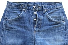 画像4: 00s ポーランド製 Levi'sリーバイス ENGINEERED JEANS 00001 立体裁断 デニムパンツ ヒゲ w32 L34★ユーロ (4)