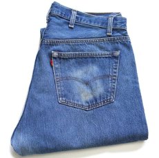 画像1: 80s USA製 Levi'sリーバイス 501 デニムパンツ ヒゲ w40 L32★125 (1)