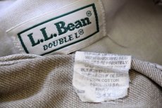 画像6: 90s USA製 L.L.Bean DOUBLE L カラーデニムパンツ グレーベージュ w34 L32 (6)