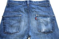 画像5: 00s ポーランド製 Levi'sリーバイス ENGINEERED JEANS 00001 立体裁断 デニムパンツ ヒゲ w32 L34★ユーロ (5)