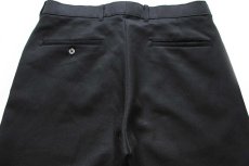 画像5: 80s Levi'sリーバイス Action Slacks STA-PRESTスタプレ スラックス ポリエステルパンツ 黒 w31 (5)