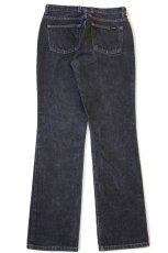 画像3: 90s USA製 GUESSゲス JEANS ブラック デニムパンツ 先染め w29 (3)