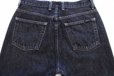 画像5: 90s USA製 GUESSゲス JEANS ブラック デニムパンツ 先染め w29 (5)