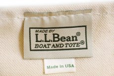 画像3: 00s USA製 L.L.Bean BOAT AND TOTE Spa SILVERADO 刺繍 キャンバス トートバッグ 黒 M★ミディアム  (3)