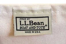 画像3: USA製 L.L.Bean BOAT AND TOTE Allie 刺繍 キャンバス トートバッグ 青 M★ミディアム (3)