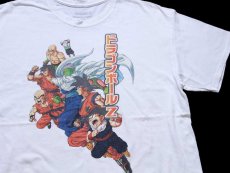 画像1: DRAGONBALL Z ドラゴンボールZ 孫悟空 孫悟飯 ピッコロ クリリン ヤムチャ キャラクター コットンTシャツ 白 L (1)