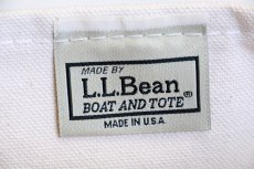 画像5: USA製 L.L.Bean BOAT AND TOTE Foundation House Portland,ME MOUNTAINSIDE刺繍 ロングハンドル キャンバス トートバッグ 紺 S★スモール (5)