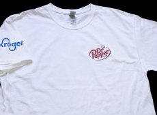 画像1: DrPepperドクターペッパー my30 FNR FRIDAY NIGHT RIVALS Kroger コットンTシャツ 白 XL (1)