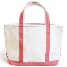 画像2: USA製 L.L.Bean BOAT AND TOTE キャンバス トートバッグ ピンク M★ミディアム (2)