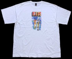 画像2: 00s USA製 Levi'sリーバイス AIR MOON SAFARI コットン バンドTシャツ 白 XL (2)