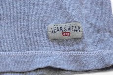 画像5: 90s Levi'sリーバイス ヘンリーネック リブTシャツ グレー M (5)