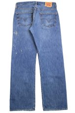 画像3: 00s Levi'sリーバイス 501 ペンキ飛び デニムパンツ w36 L34★SDP2730 (3)