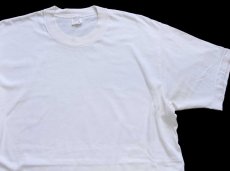 画像1: 70s JCPenney 無地 コットンTシャツ 白 L-T (1)