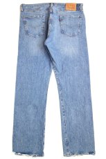 画像4: メキシコ製 Levi'sリーバイス 501 '93 リペア&USED加工 ストレッチ デニムパンツ w34 L30★SDP2692 (4)