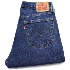 画像1: Levi'sリーバイス 501 USED加工 クロップド ストレッチ デニムパンツ w29 L26★SDP2705 (1)