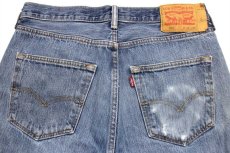 画像5: Levi'sリーバイス 501 ダメージ デニムパンツ w32 L30★SDP2748 (5)