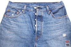 画像4: 未使用★Levi'sリーバイス 501 USED加工 デニムパンツ w29 L30★SDP2707 (4)