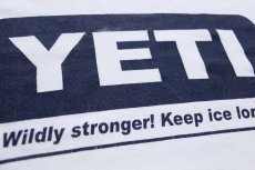 画像4: YETI ビッグロゴ コットンTシャツ 白 XL (4)