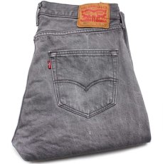 画像1: メキシコ製 Levi'sリーバイス 501 先染め グレー デニムパンツ w32 L30★SDP2802 (1)