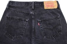 画像5: Levi'sリーバイス 501 ブラック デニムパンツ w30 L34★SDP2765 (5)