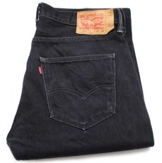 画像1: Levi'sリーバイス 501 ブラック デニムパンツ w36 L32★SDP2770 (1)