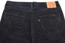 画像5: メキシコ製 Levi'sリーバイス 501 ストレッチ ブラック デニムパンツ w36 L32★SDP2778 (5)