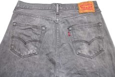 画像5: メキシコ製 Levi'sリーバイス 501 先染め グレー デニムパンツ w32 L30★SDP2802 (5)