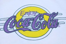 画像4: 90s メキシコ製 Enjoy Coca-Colaコカコーラ ロゴ Tシャツ 白 XL (4)