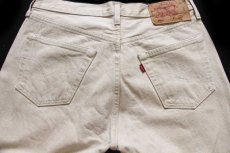 画像5: 90s 英国製 Levi'sリーバイス 501 先染め カラーデニムパンツ ブラウンベージュ w34★ユーロ (5)