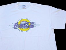 画像1: 90s メキシコ製 Enjoy Coca-Colaコカコーラ ロゴ Tシャツ 白 XL (1)