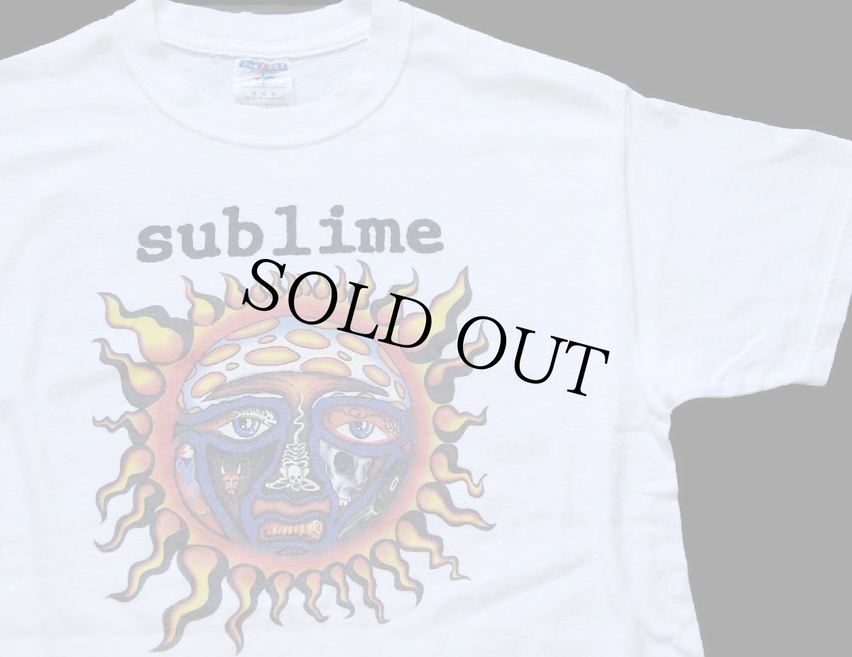 画像1: 00s sublime 40oz. To Freedom SKUNK RECORDS 両面プリント コットン バンドTシャツ 白 M (1)