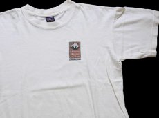 画像3: 90s USA製 patagoniaパタゴニア CHOOSE ORGANIC COTTON アート オーガニックコットンTシャツ 生成り S (3)