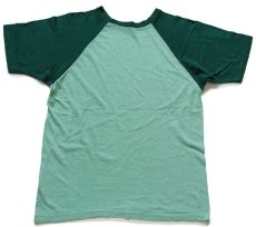 画像3: 70s BSA ボーイスカウト 1979 CAMP BOYHAVEN STAFF ラグランTシャツ 杢グリーン×緑 (3)