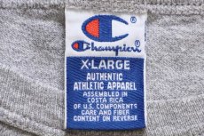 画像4: 90s Championチャンピオン CONNECTICUT U Tシャツ 杢グレー XL (4)