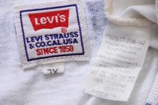 画像4: 90s イタリア製 Levi'sリーバイス オールオーバープリント コットンTシャツ 白 XL★ユーロ (4)