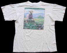 画像1: 90s USA製 patagoniaパタゴニア CHOOSE ORGANIC COTTON アート オーガニックコットンTシャツ 生成り S (1)