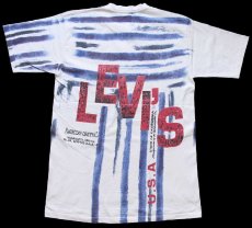 画像3: 90s イタリア製 Levi'sリーバイス オールオーバープリント コットンTシャツ 白★ユーロ (3)