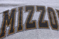 画像4: 90s USA製 The Cotton Exchange MIZZOU コットン×レーヨン Tシャツ 杢グレー M (4)